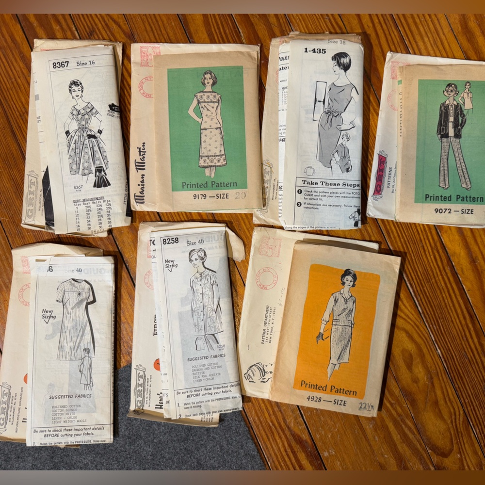 Vintage sewing patterns: Grit
